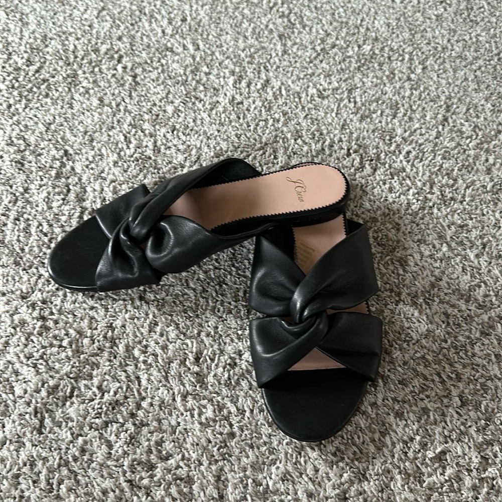 J Crew leather sandals